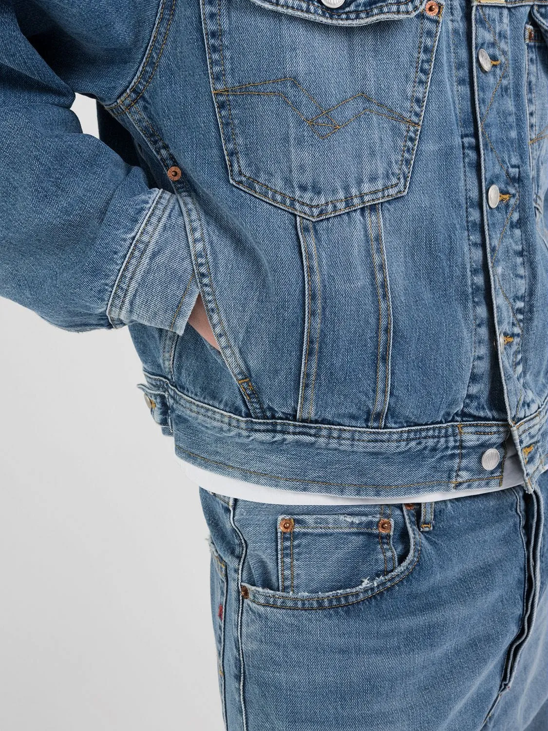 9ZERO1 MID DENIM JACKET