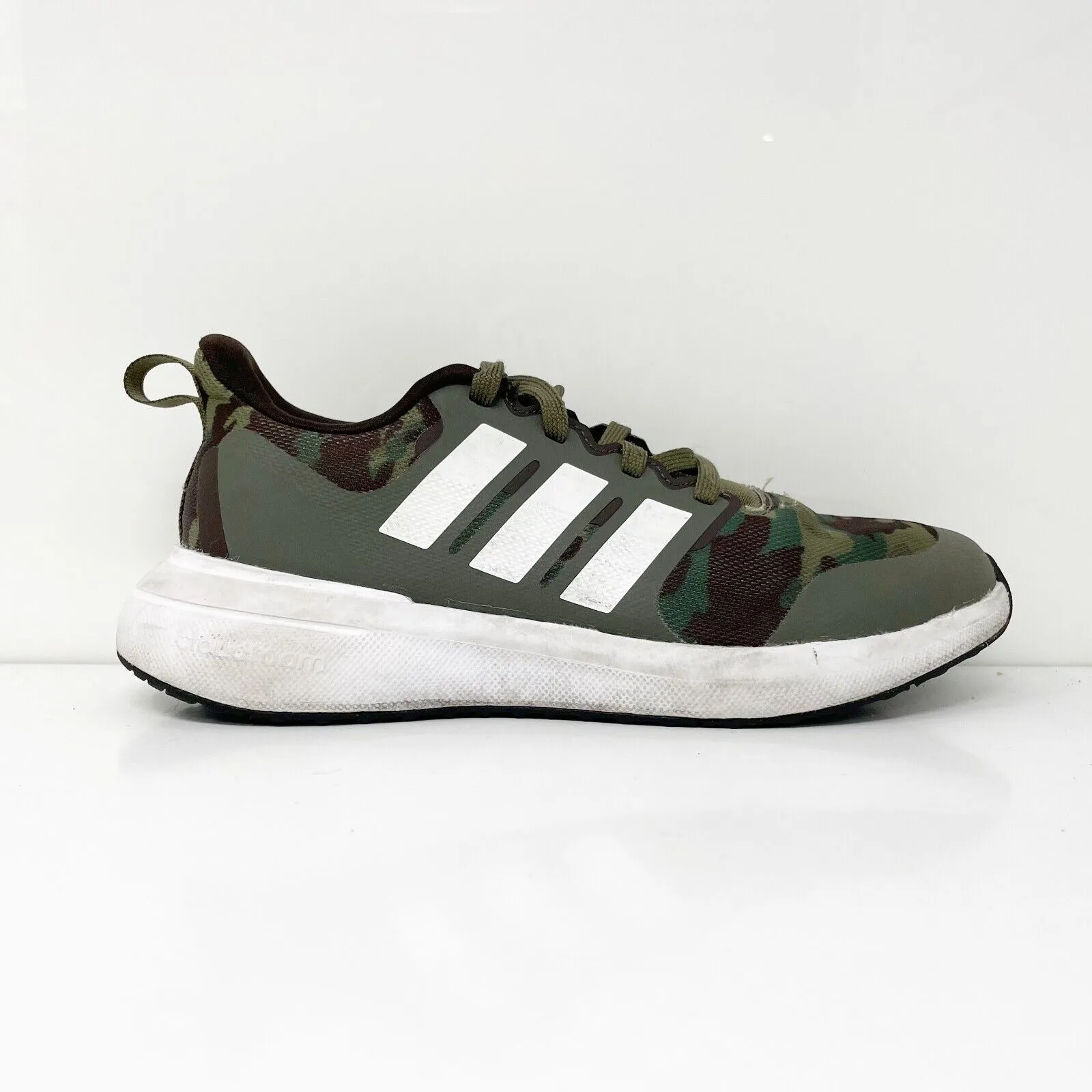 Adidas Boys Fortarun 2.0 IE1972 Green Running Shoes Sneakers Size 5