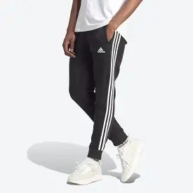 ADIDAS MEN'S 3S FLC BLACK TRACKPANTS