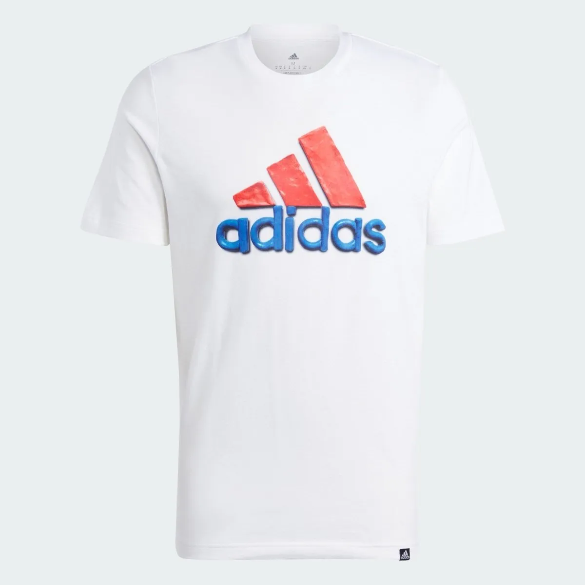 ADIDAS MEN'S SPORTSWEAR PHOTO REAL FILL WHITE TEE