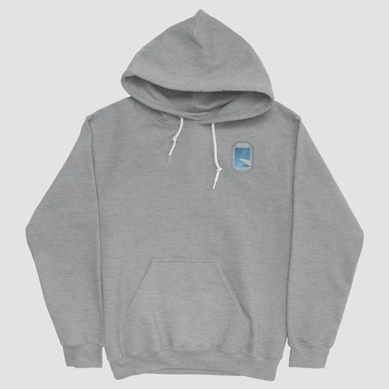 Airplane Window Wing Tiny - Pullover Hoody