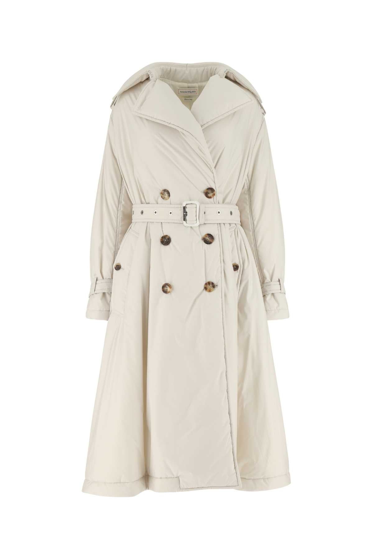 Alexander McQueen Double-Breasted Trench Coat