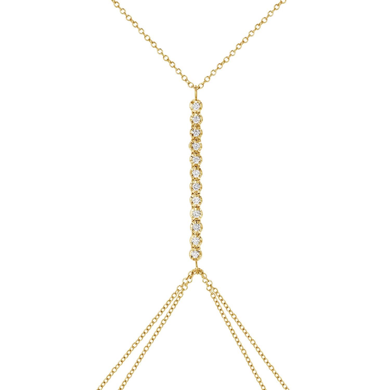 Allure Diamond Tennis Body Chain