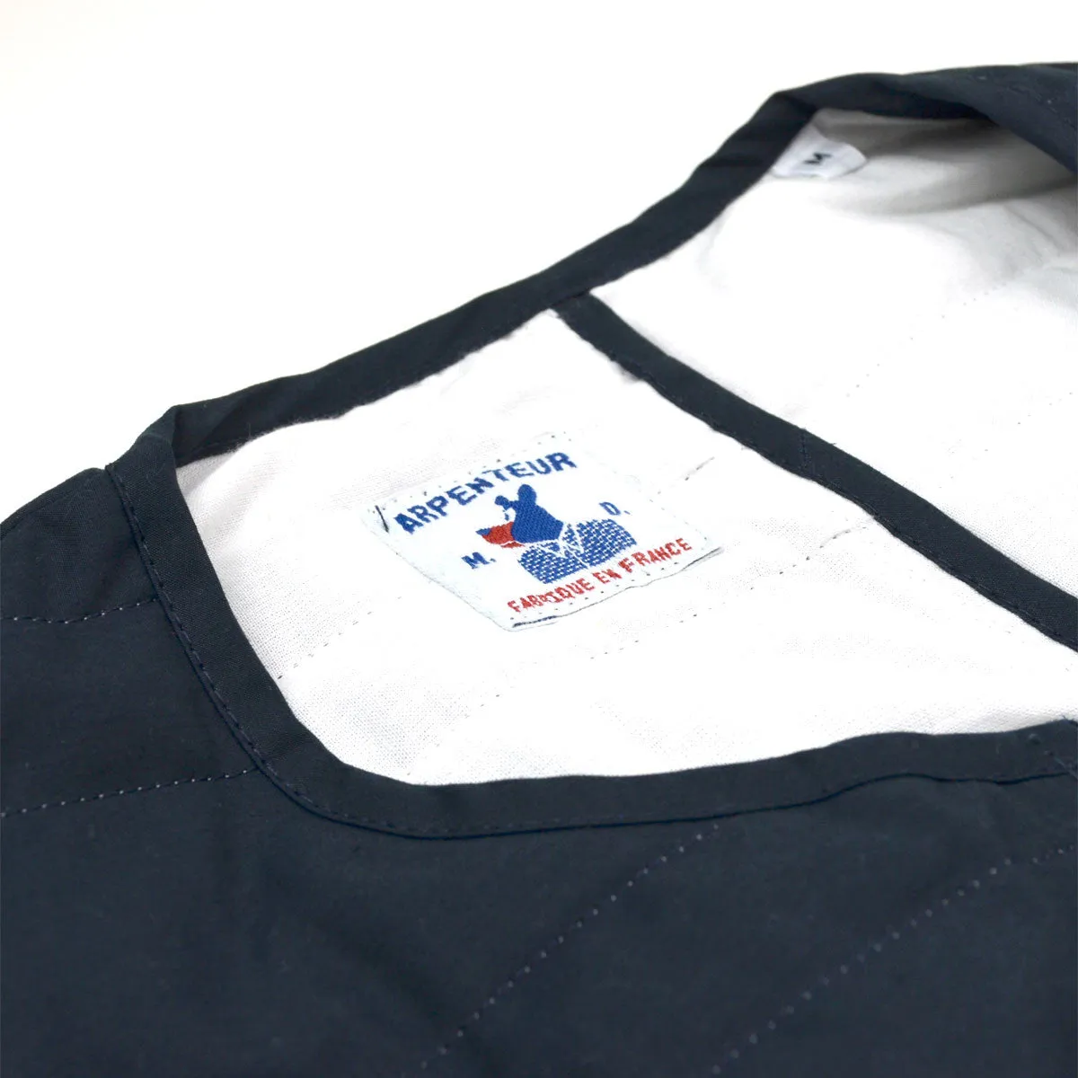 Arpenteur - Thermo V. Sail Gabardine Vest - Navy