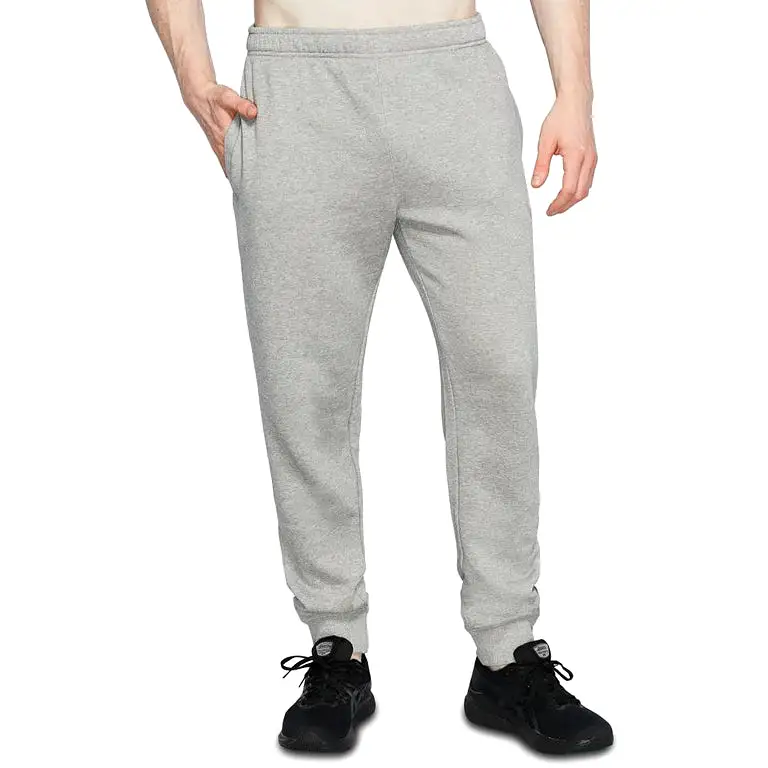 ASICS MEN'S FLEECE CUFF GREY HEATHER TRACKPANTS