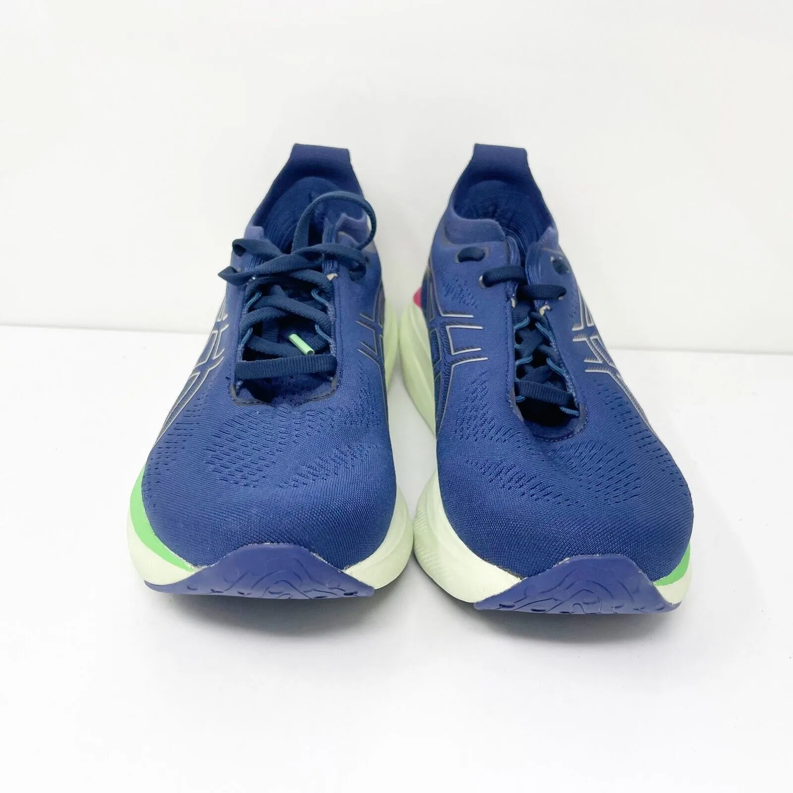 Asics Womens Gel Nimbus 25 1012B356 Blue Running Shoes Sneakers Size 8