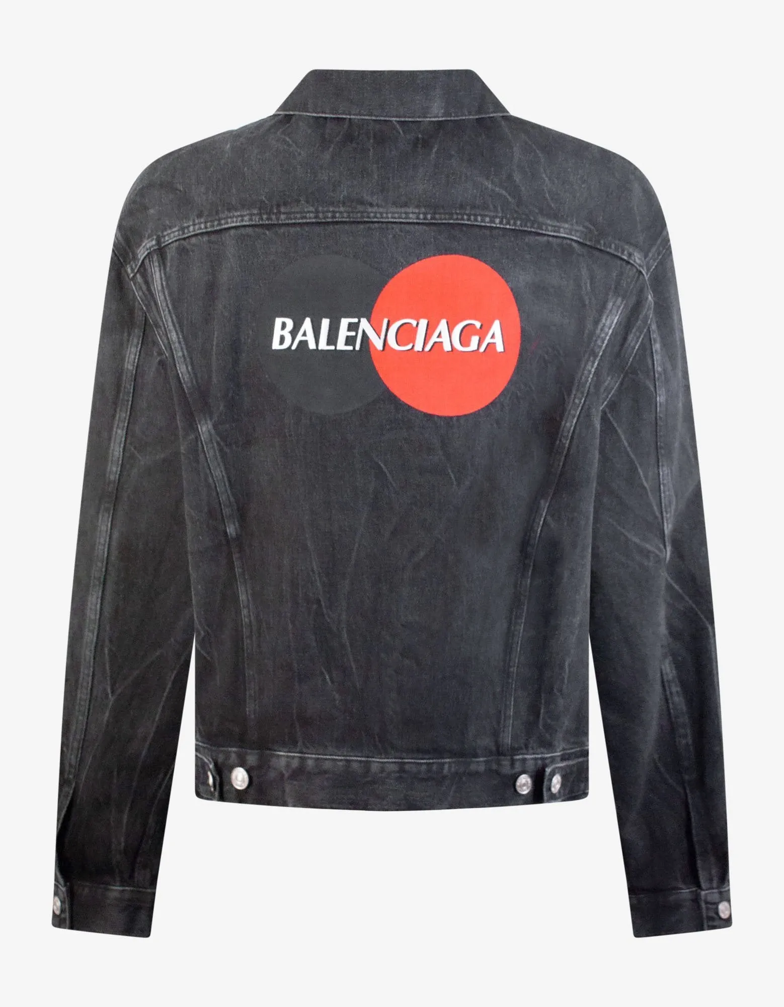 Black Uniform Denim Jacket -