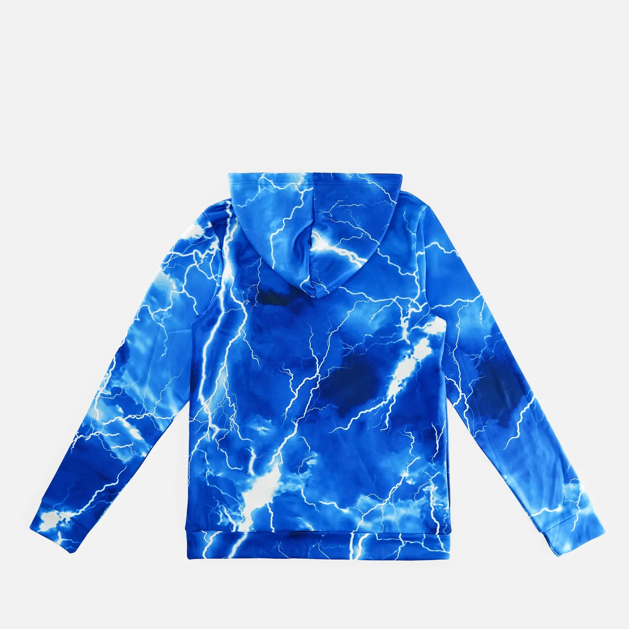 Blue Lightning Hoodie - Big