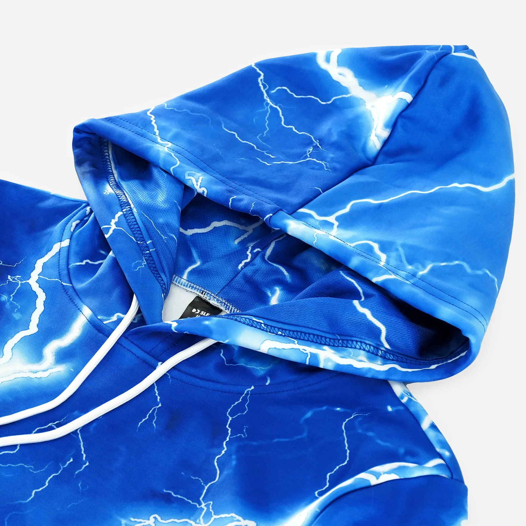 Blue Lightning Hoodie - Big