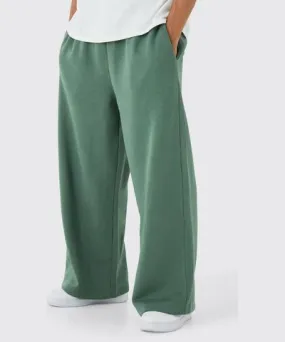 boohoo Mens Extreme Wide Leg Basic Sweatpant