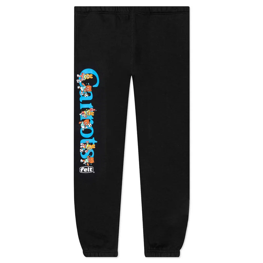 Carrots by Wordmark Sweatpant - Black