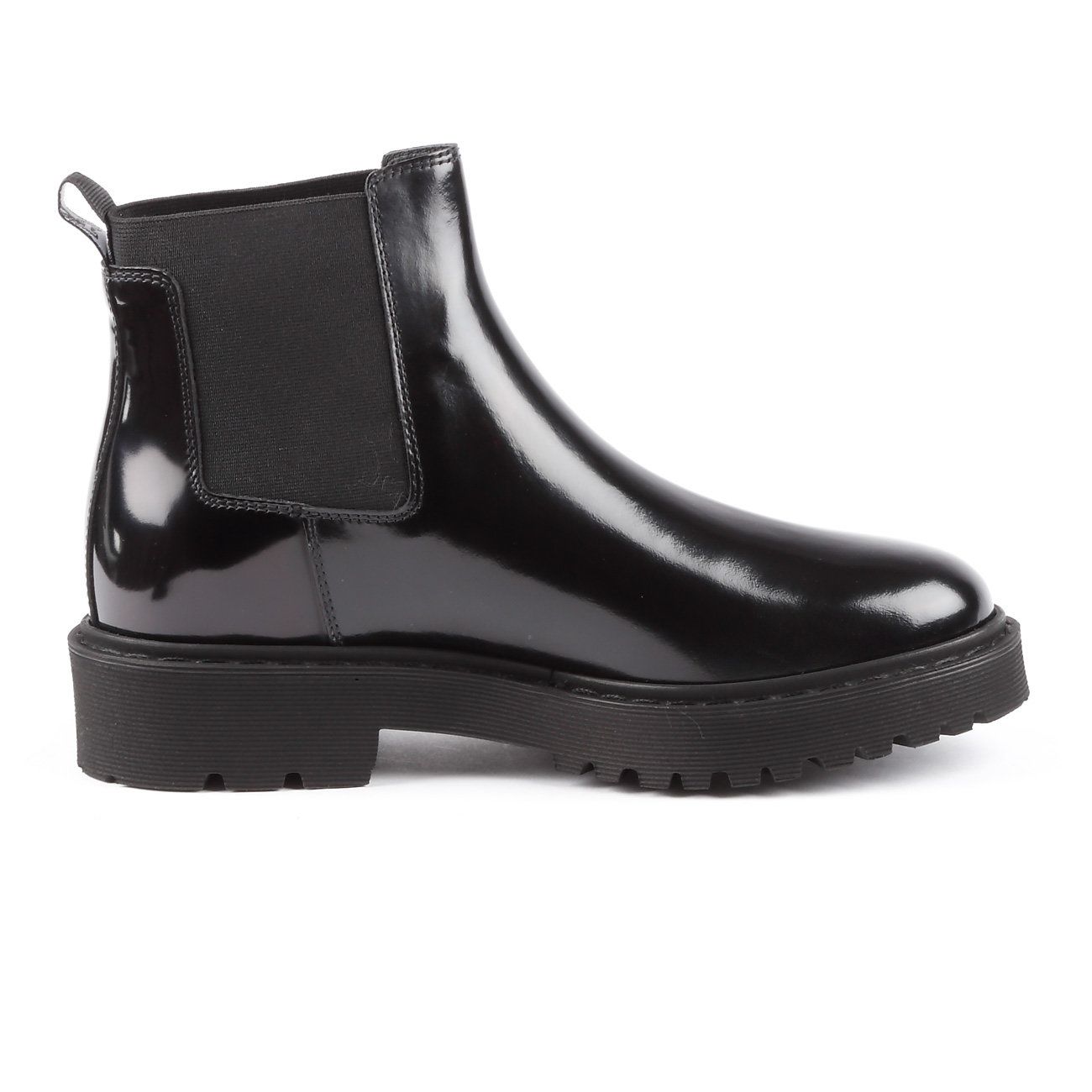 CHELSEA BOOTS IN PELLE Donna Nero