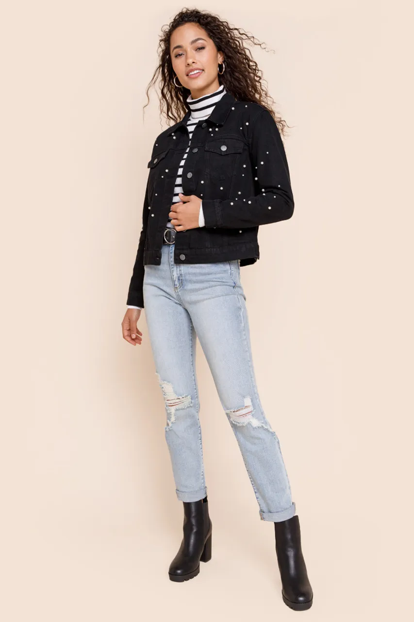 Chelsea Pearl Denim Jacket