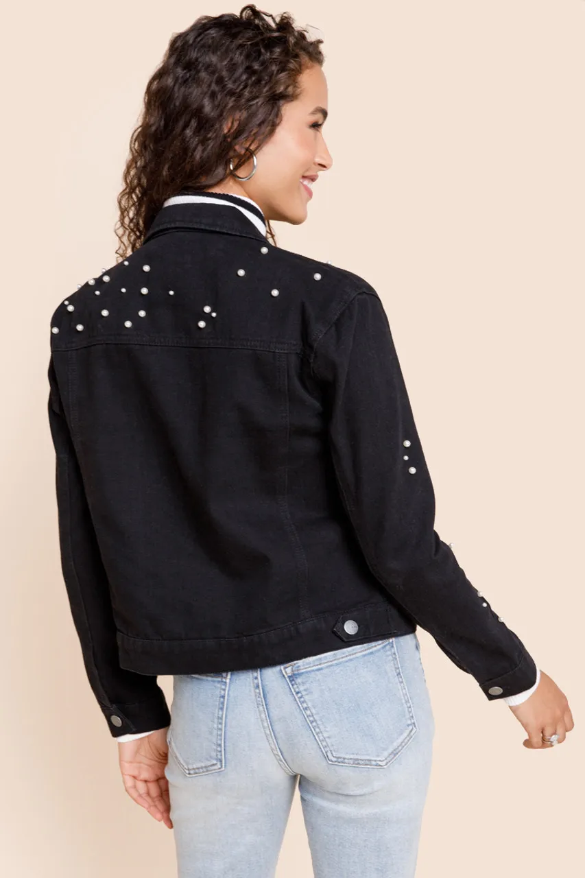 Chelsea Pearl Denim Jacket