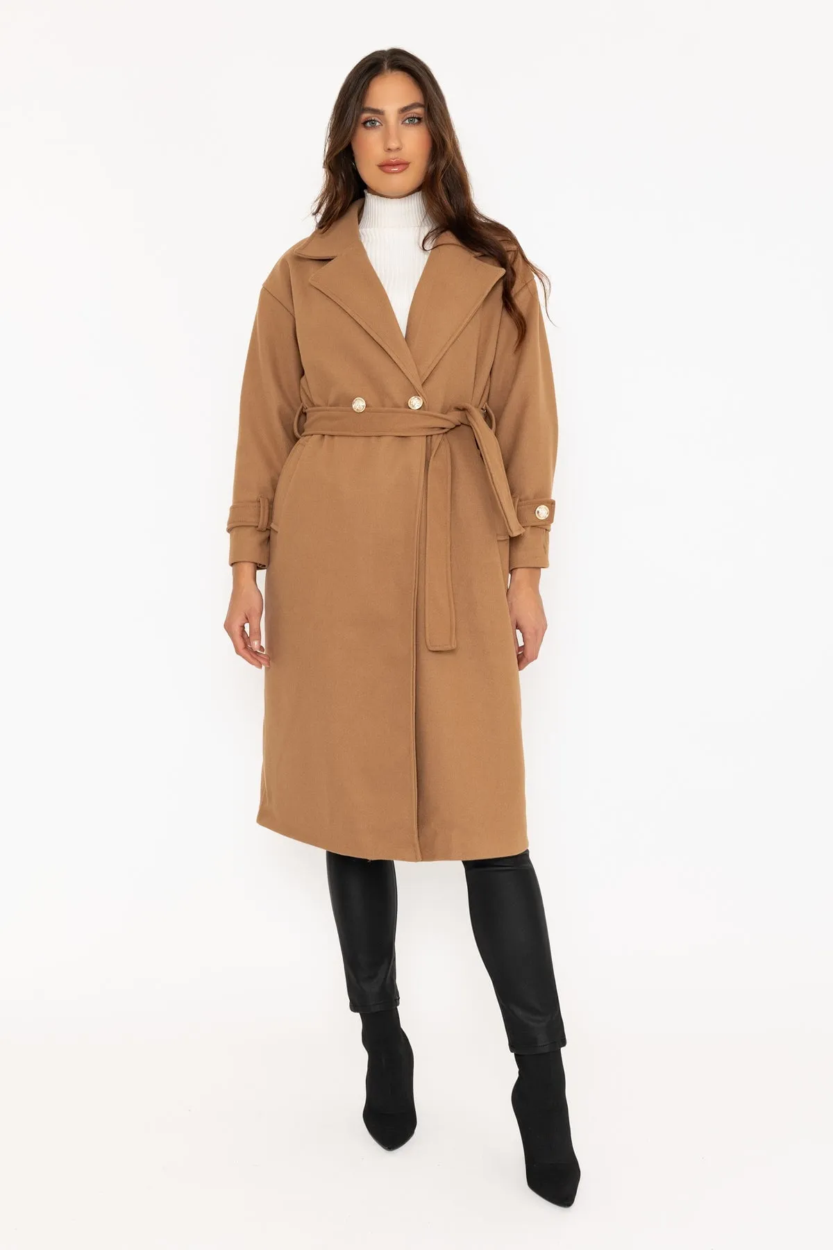 Classic Camel Brown Coat