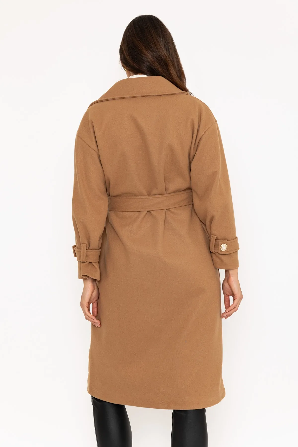 Classic Camel Brown Coat