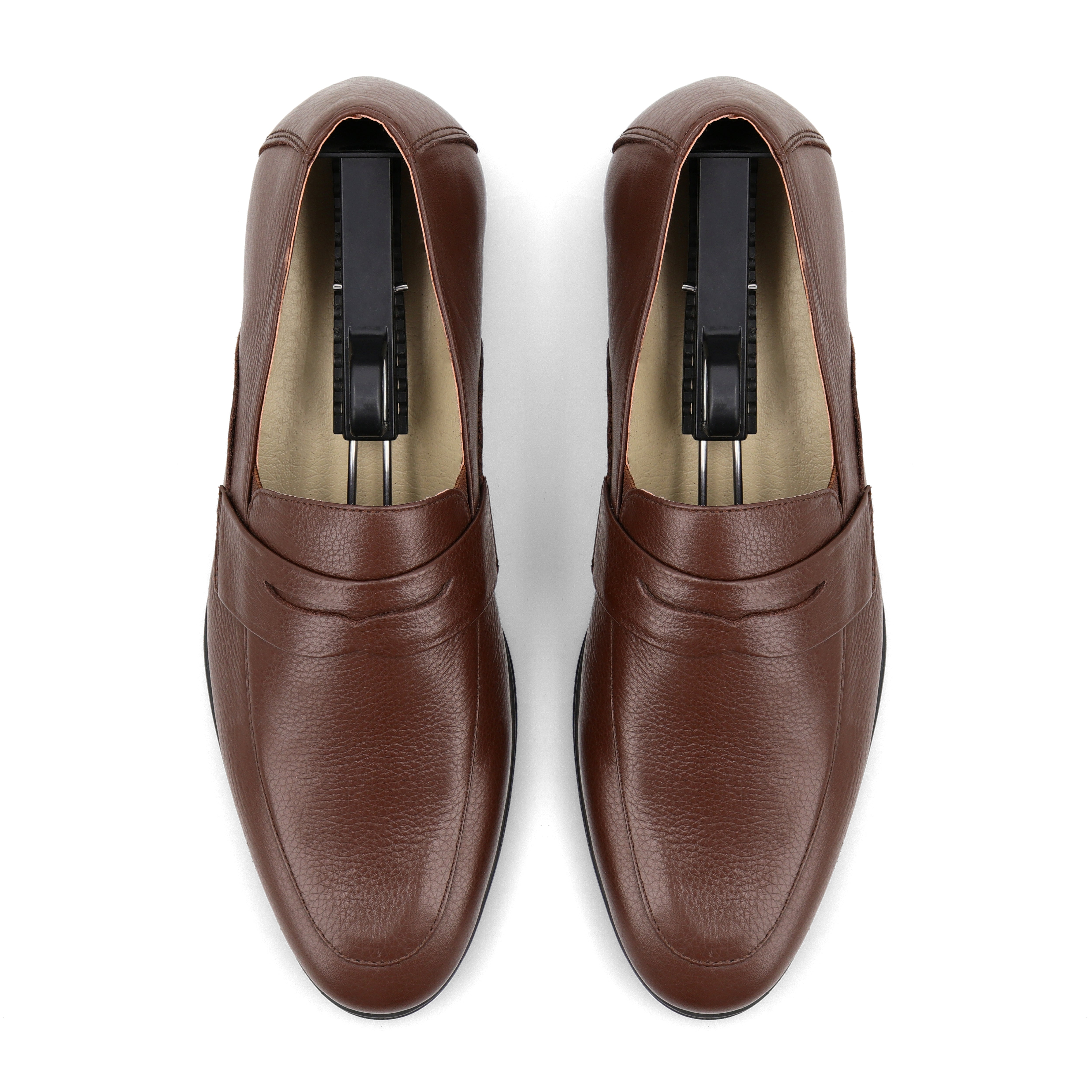 Classic Penny Loafers-Brown