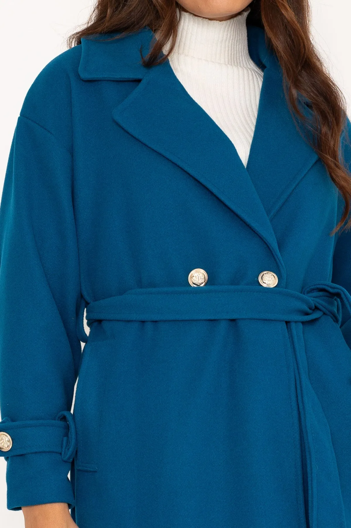 Classic Teal Coat