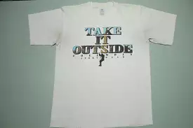 Columbia Sportswear Take It Outside Vintage 90's Made in USA Single Stitch T-Shirt