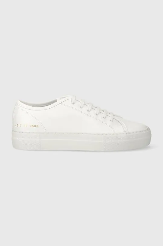 Common Projects leather sneakers Tournament Low Super in Leather white color 4017