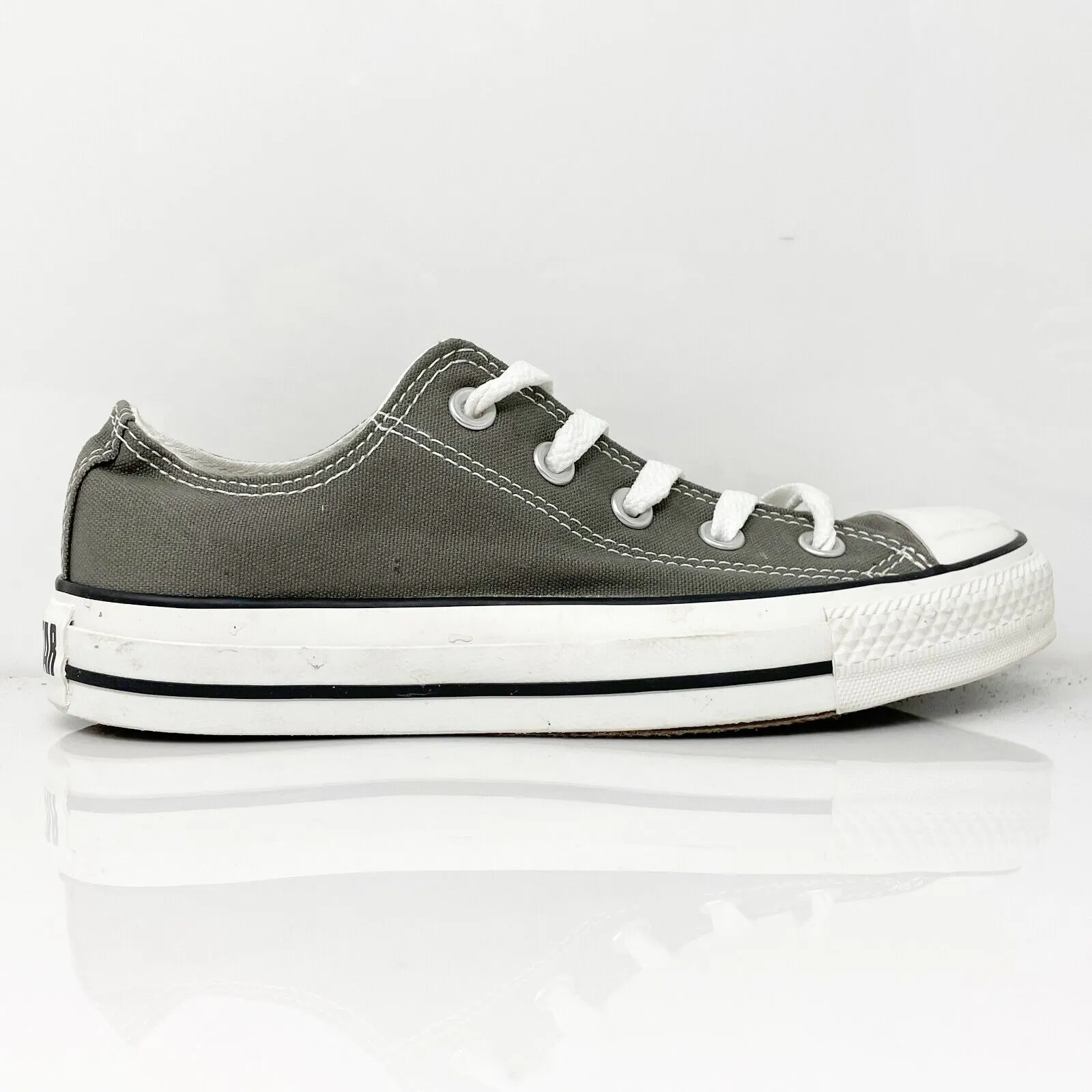 Convers Womens Chuck Taylor All Star 5J794 Gray Casual Shoes Sneakers Size 5.5