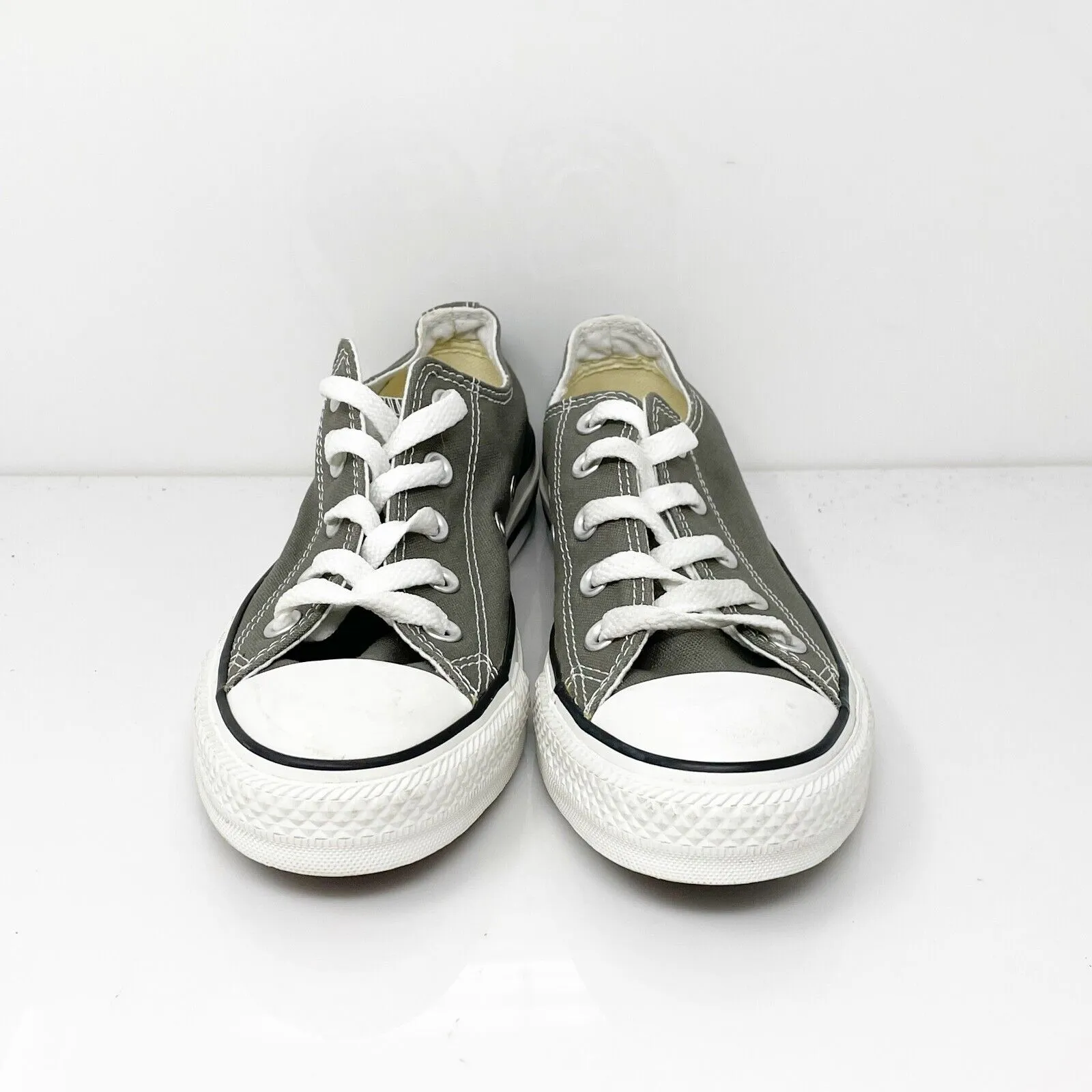 Convers Womens Chuck Taylor All Star 5J794 Gray Casual Shoes Sneakers Size 5.5