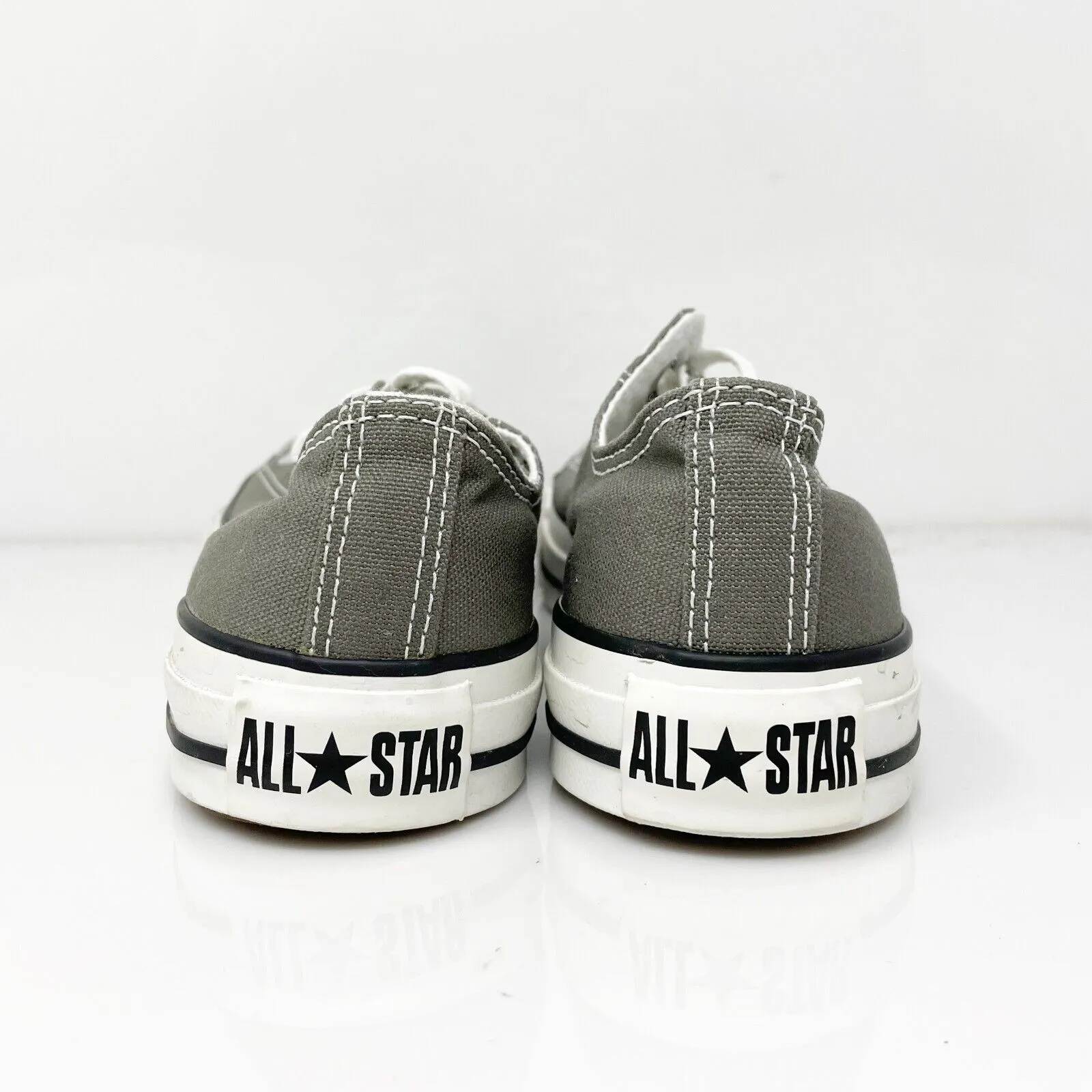 Convers Womens Chuck Taylor All Star 5J794 Gray Casual Shoes Sneakers Size 5.5