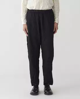 CRINKLE PANTS / BLACK