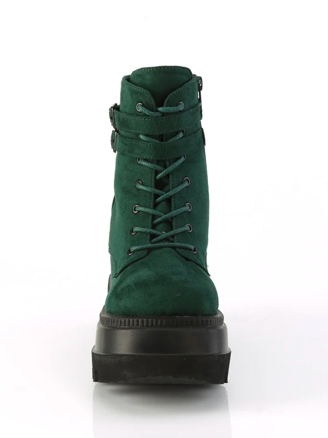 DEMONIA SHAKER-52 - EMERALD VEGAN SUEDE * PRE ORDER 