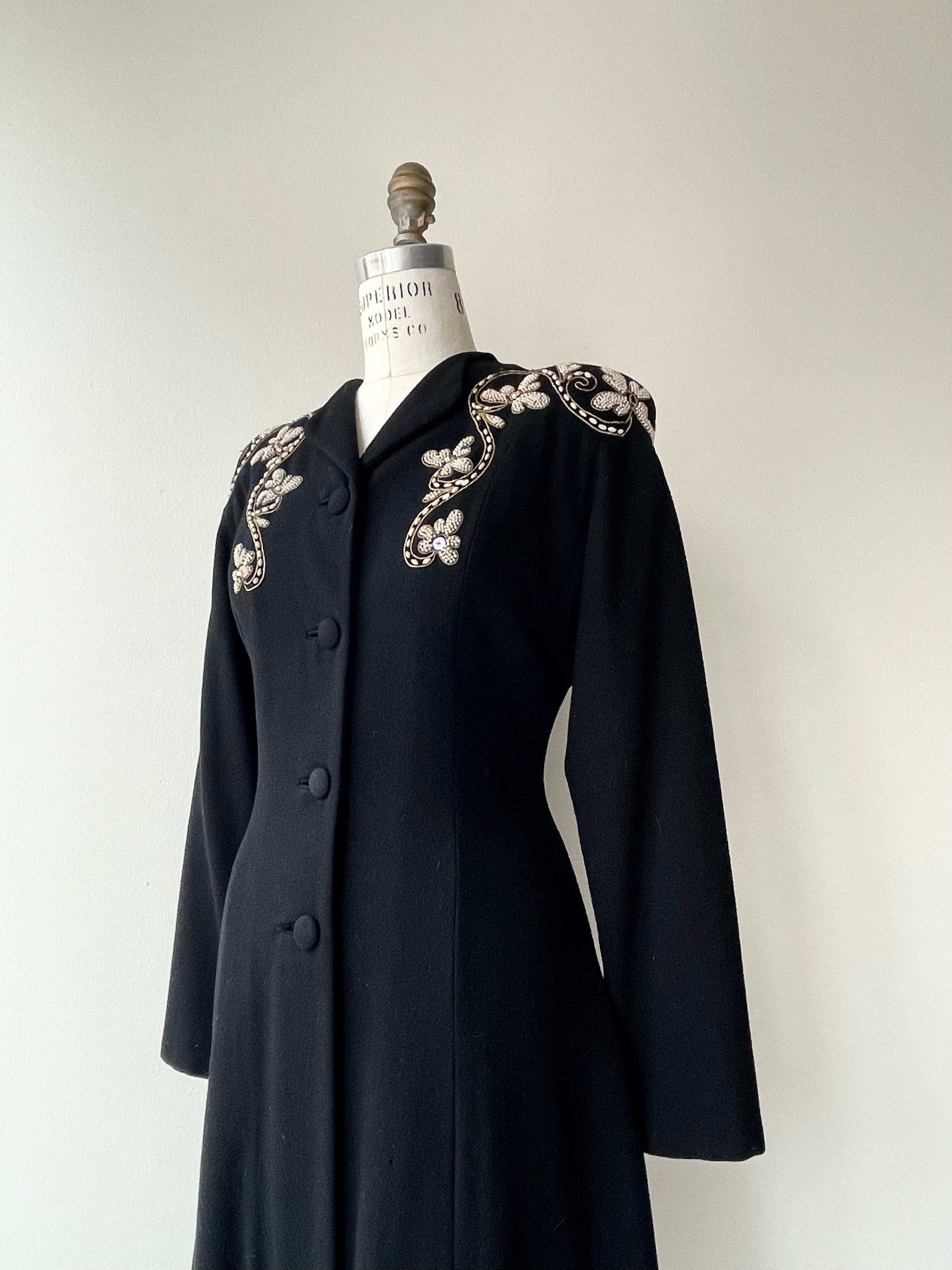 Diadem Wool Coat | 1940s