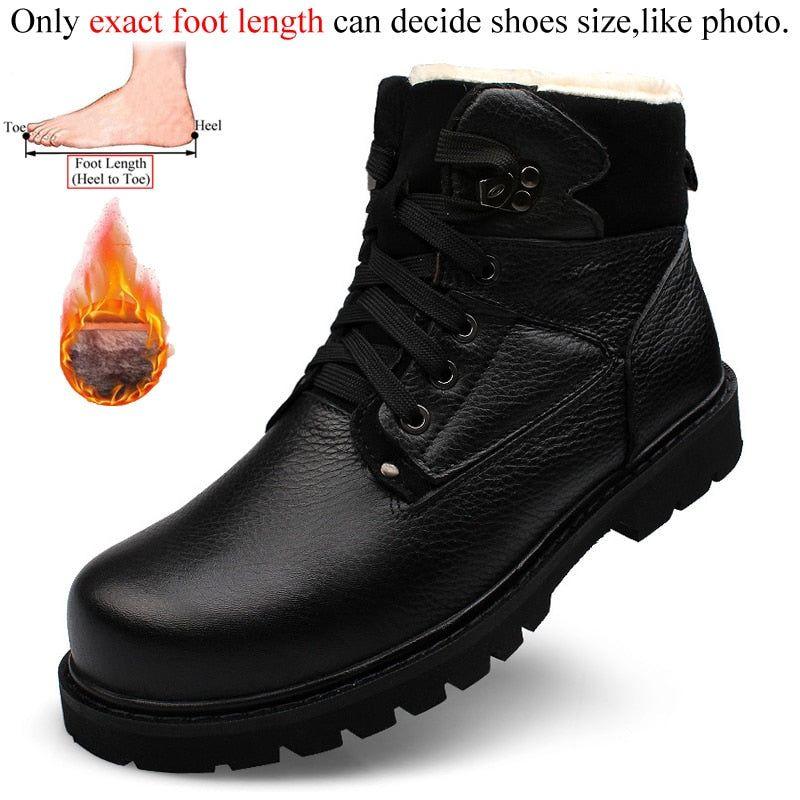 DM357 Leather Ankle Boots Men's Casual Shoes Botas