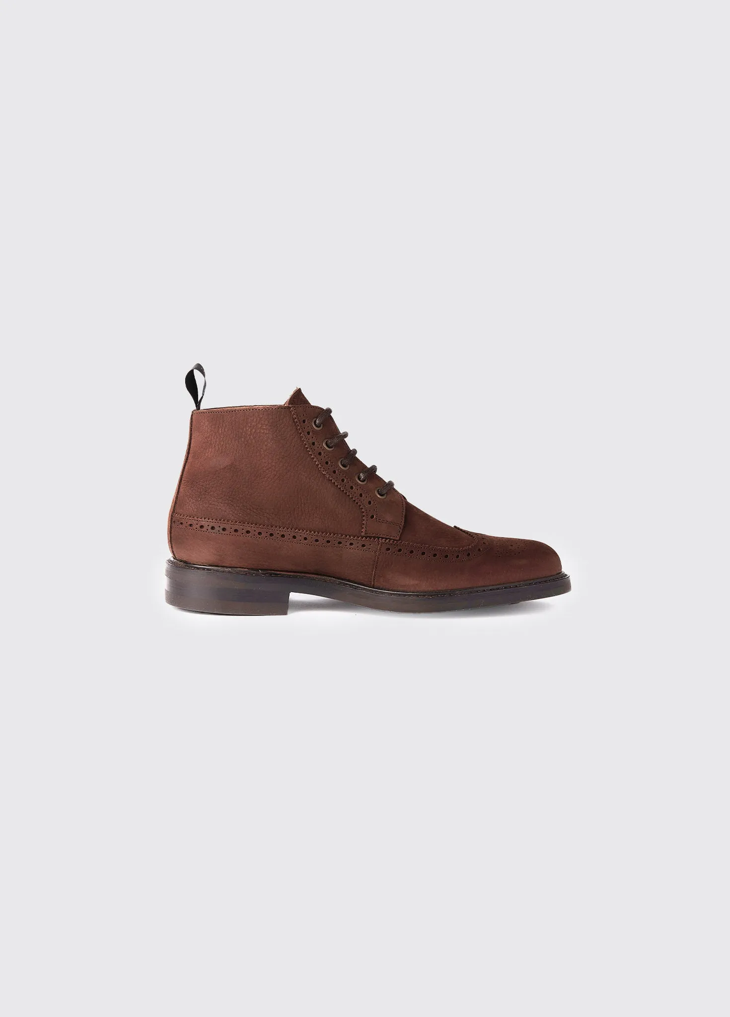 Down Goodyear  Brogue Boot - Walnut