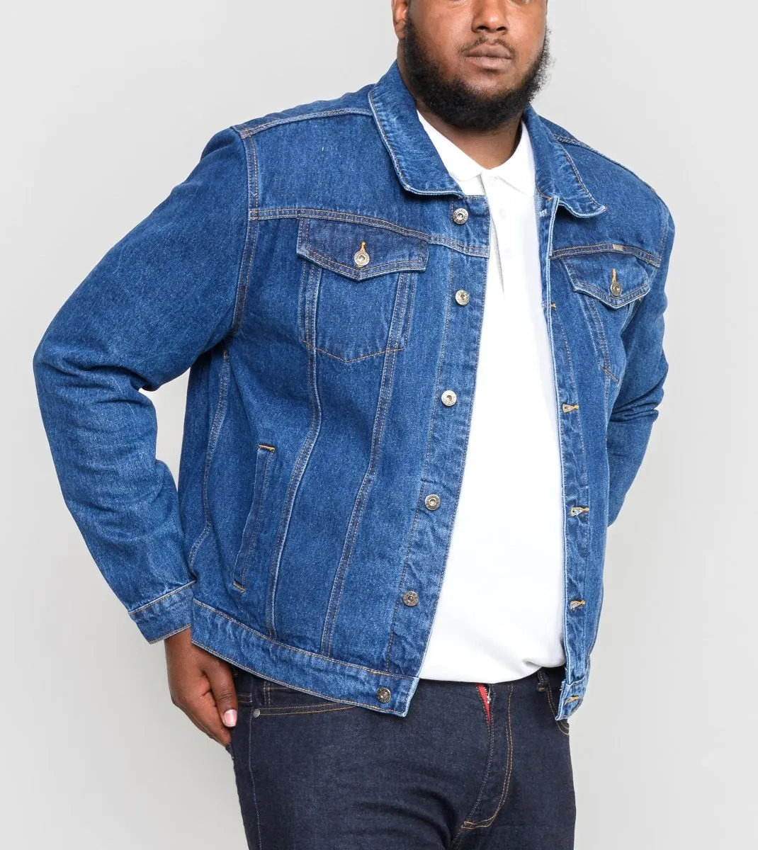 Duke Kingsize Big Western Denim Jacket Blue