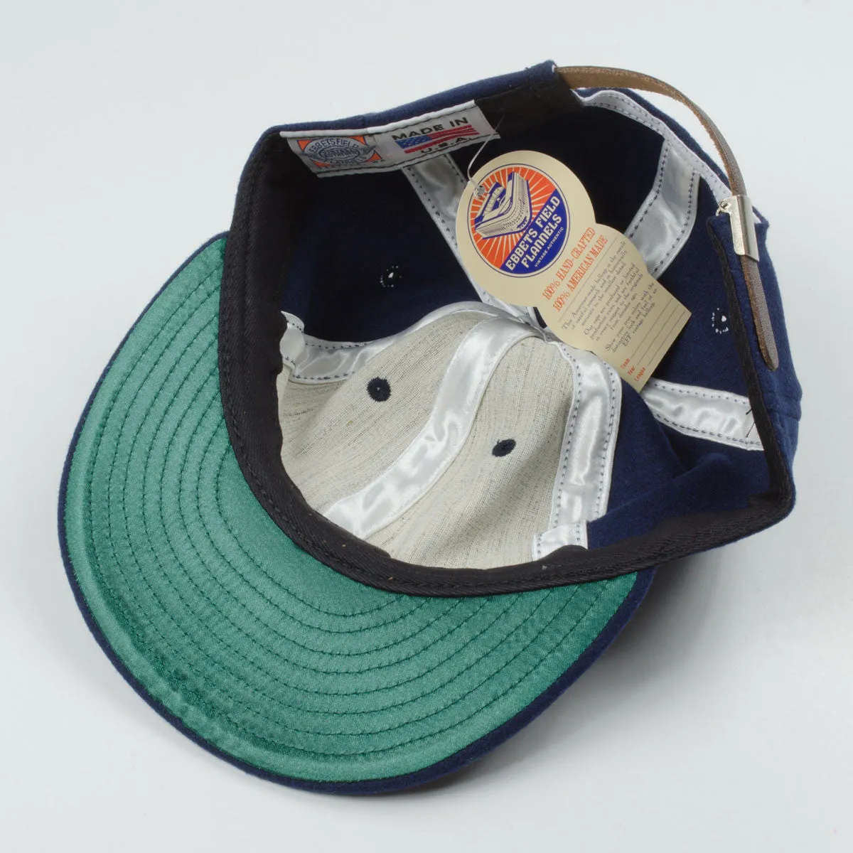 Ebbets - Los Barbudos 1959 Cap (Adjustable Wool) - Navy