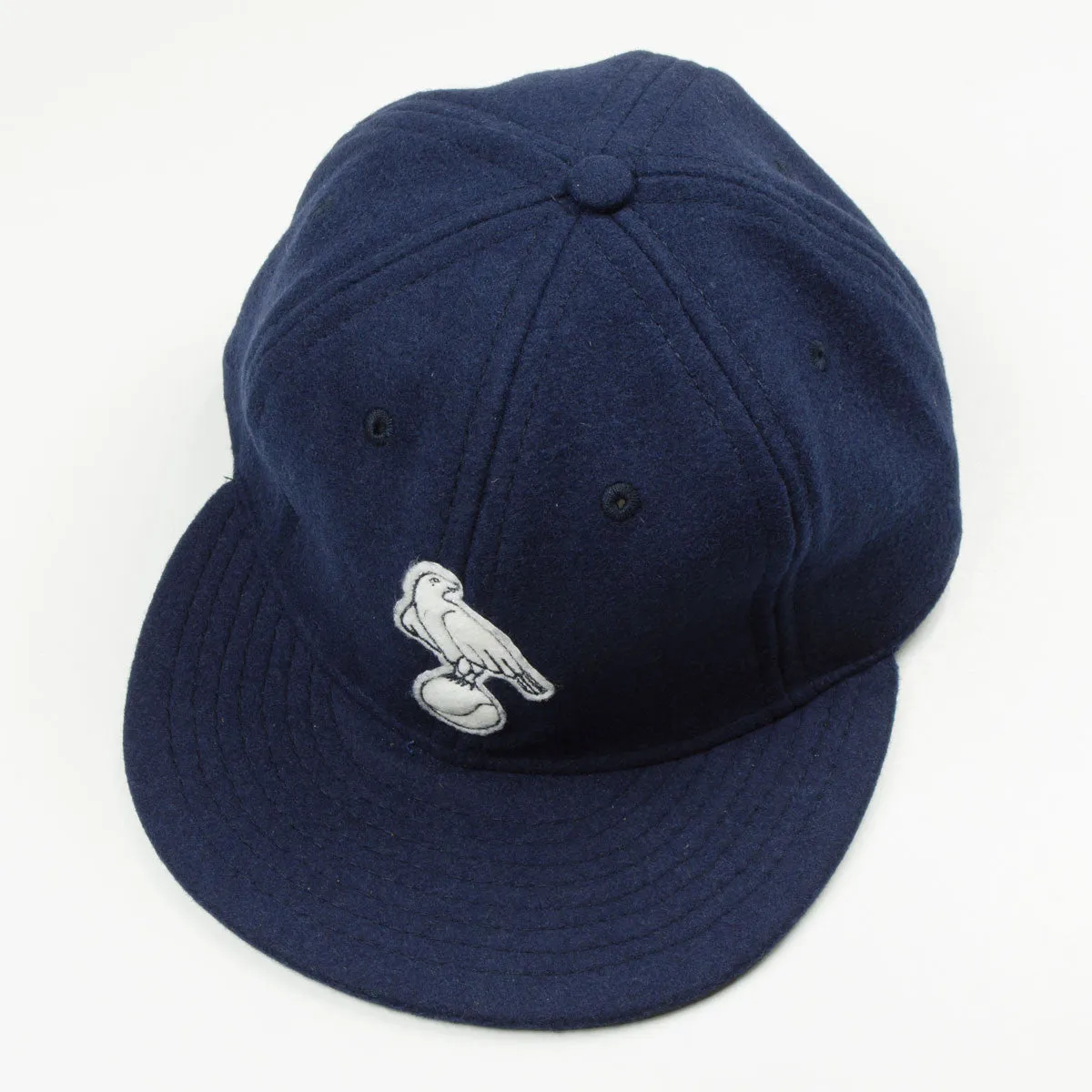 Ebbets - Waterloo White Hawks 1952 Cap (Adjustable Wool) - Navy