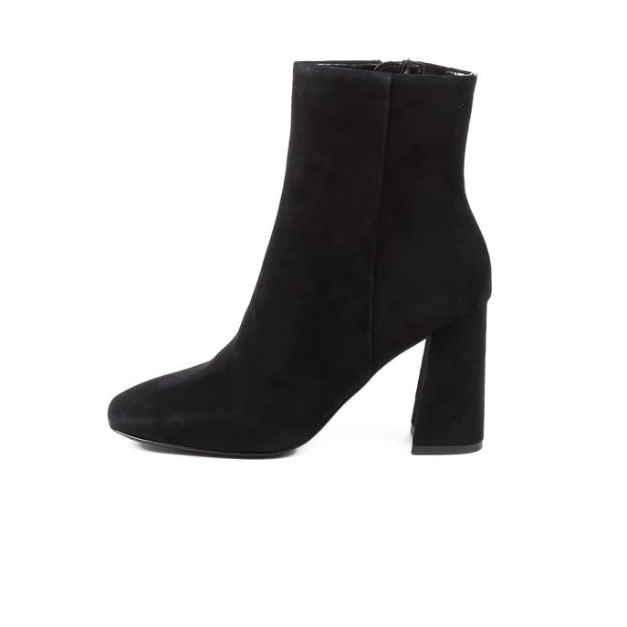 EMBRY SUEDE ANKLE BOOTS Woman Black suede