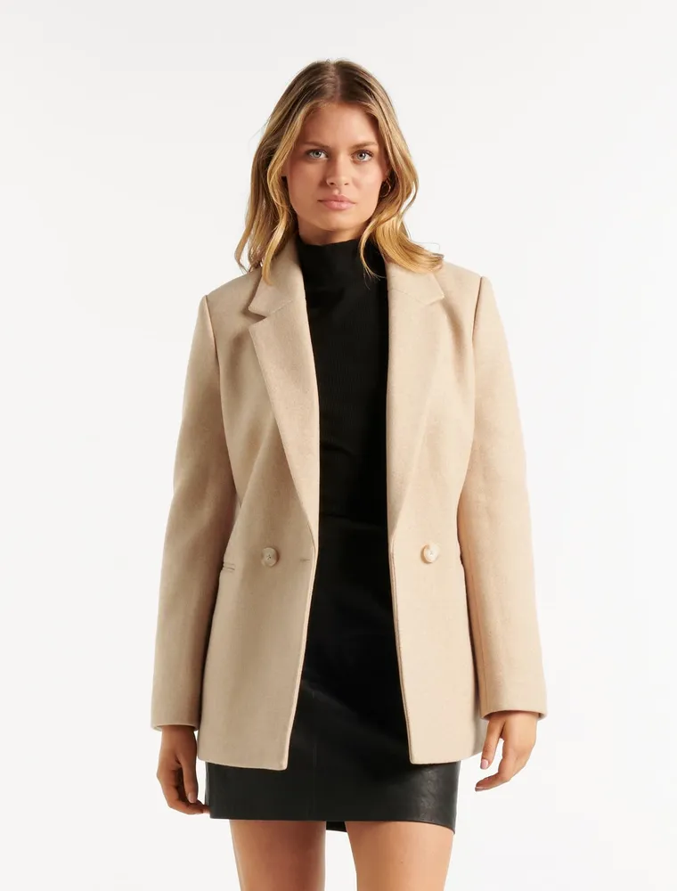 EverNew Connie Double-Breasted Blazer