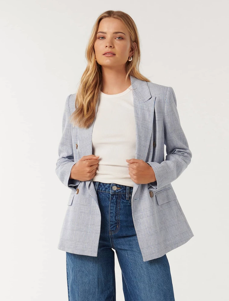 EverNew Ivy Double-Breasted Blazer