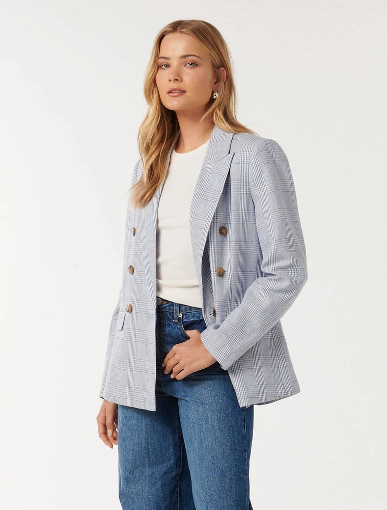 EverNew Ivy Double-Breasted Blazer