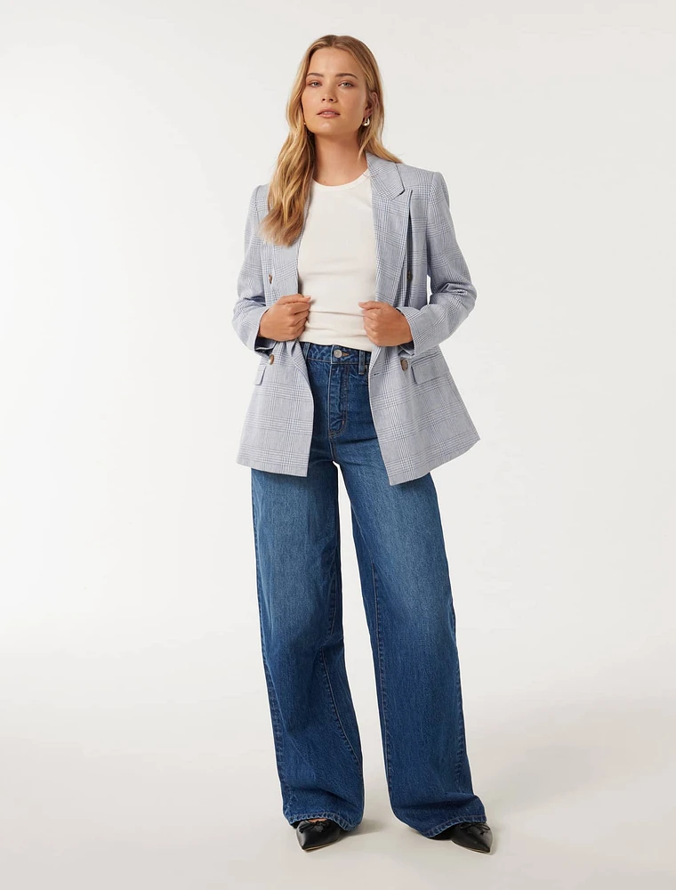 EverNew Ivy Double-Breasted Blazer