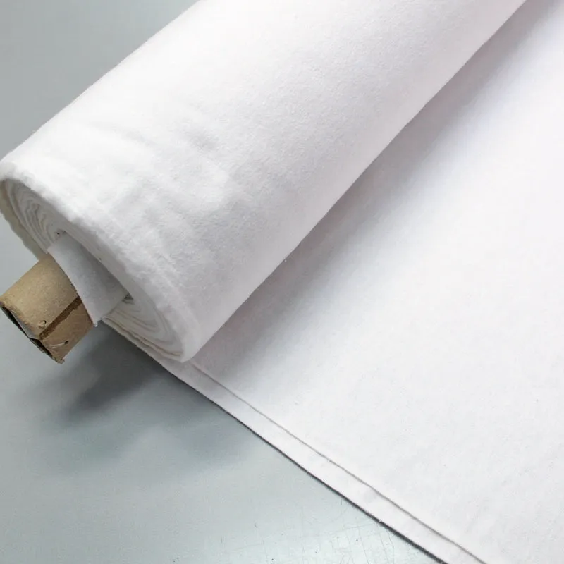 Extra Wide Brushed Cotton Sheeting - White