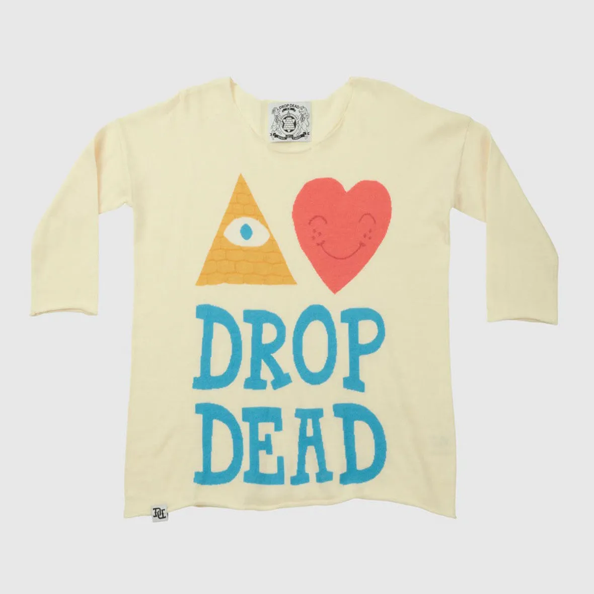 Eye Heart Drop Dead Knitted Sweater