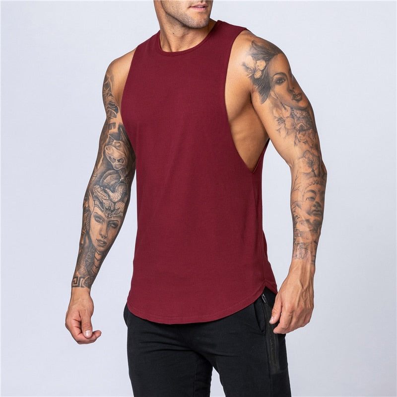 F Sportswear Shirt Stringer Clothing Bodybuilding Singlets Cotton Fitness