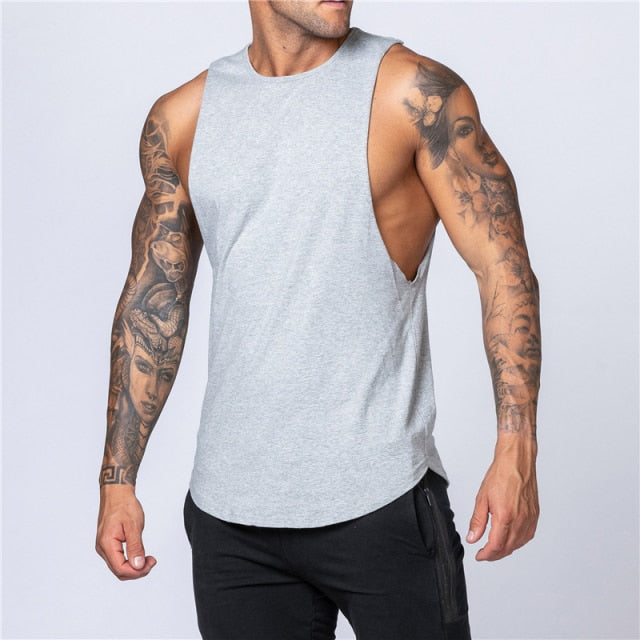 F Sportswear Shirt Stringer Clothing Bodybuilding Singlets Cotton Fitness