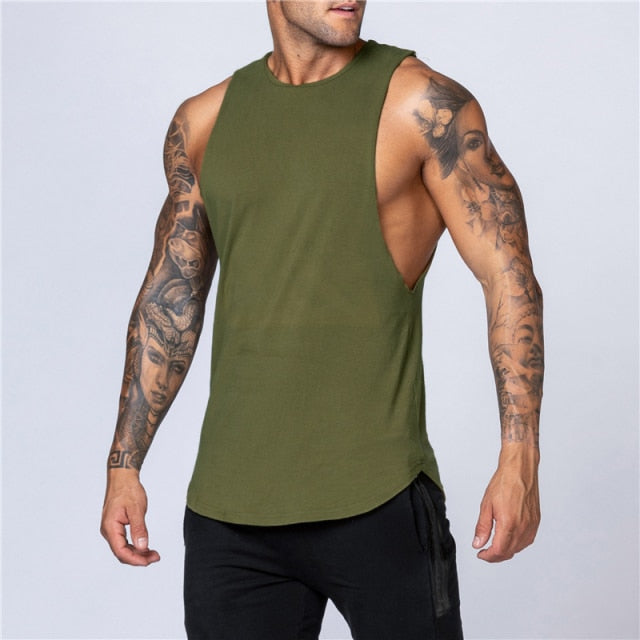 F Sportswear Shirt Stringer Clothing Bodybuilding Singlets Cotton Fitness