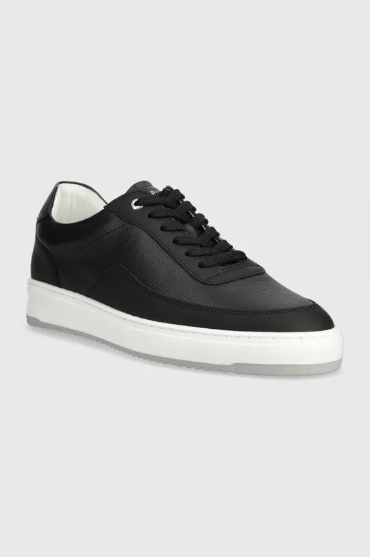 Filling Pieces leather sneakers black color