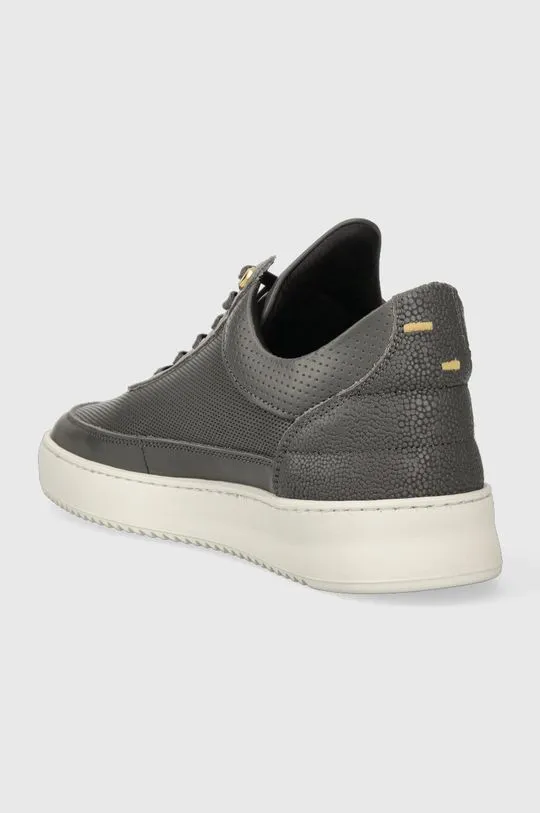 Filling Pieces leather sneakers Low Top Aten gray color 10126591002