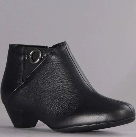 Froggie 12488.084 Ladies Lea Nathan Ankle Boots Black