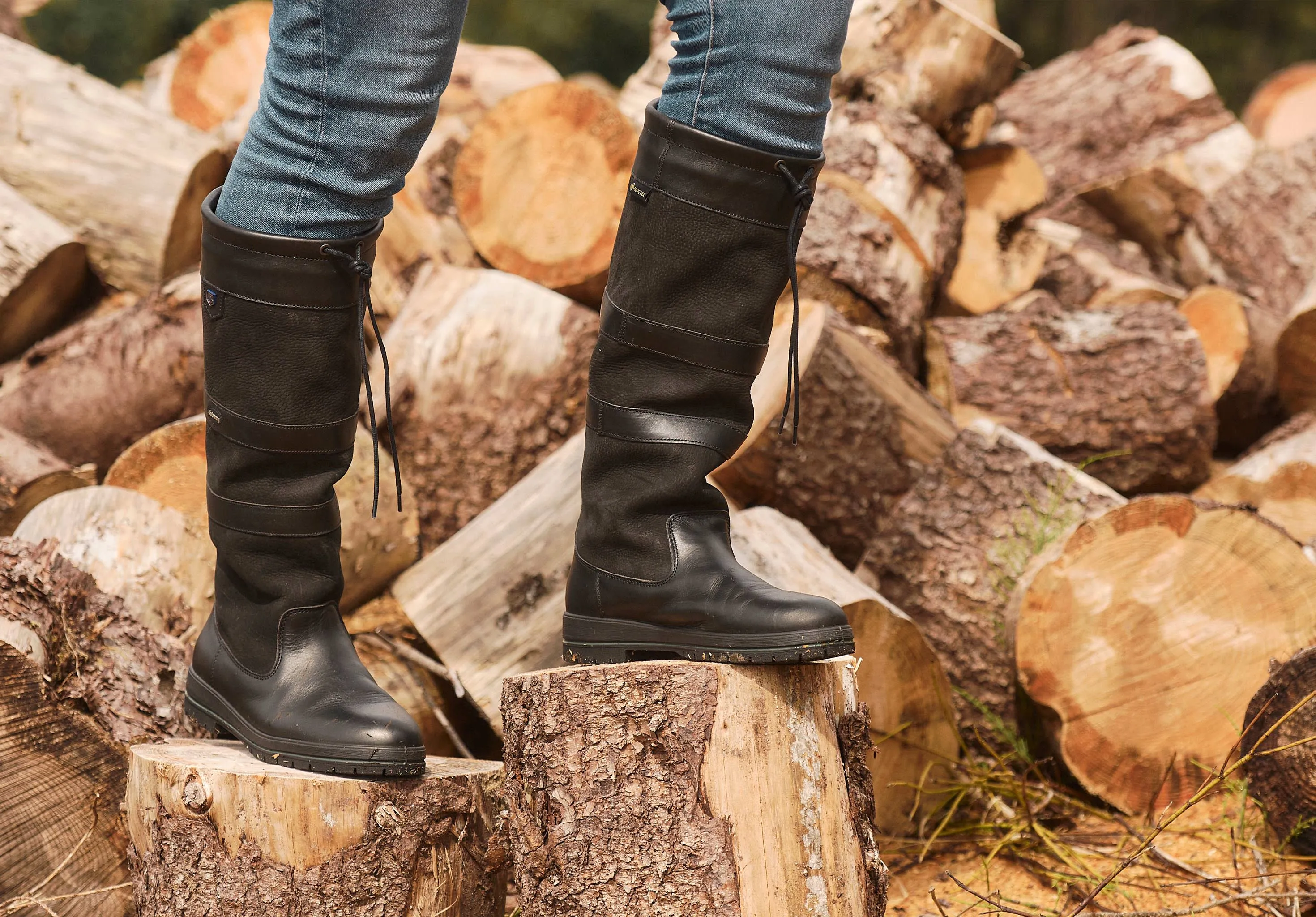 Galway Mens Country Boot  - Black