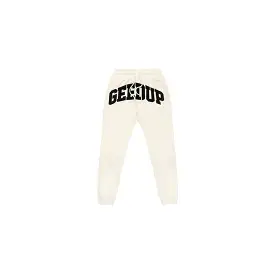 Geedup Team Logo Trackpants 'Buttercream Black'